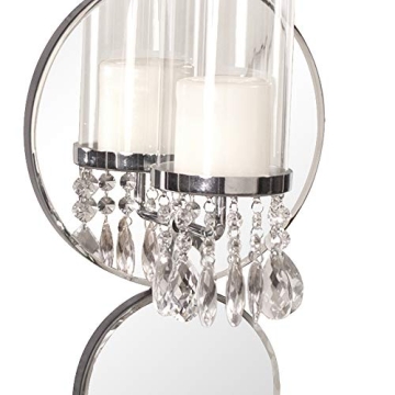 Howard Elliott Mirrored Candle Sconce for Stylish Decor