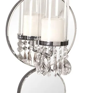 Howard Elliott Mirrored Candle Sconce for Stylish Decor