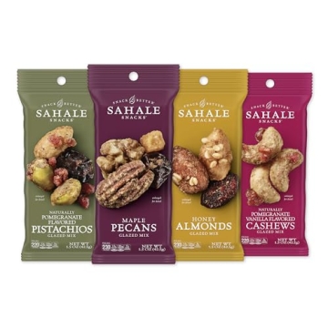 Sahale Snacks Glazed Nut Variety Pack - Gourmet, Non-GMO, Gluten-Free