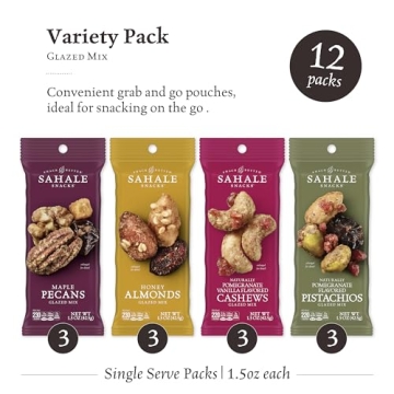 Sahale Snacks Glazed Nut Variety Pack Non-GMO Gluten-Free