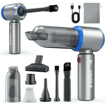 2 in 1 Mini Vacuum Cleaner & Air Duster - Powerful