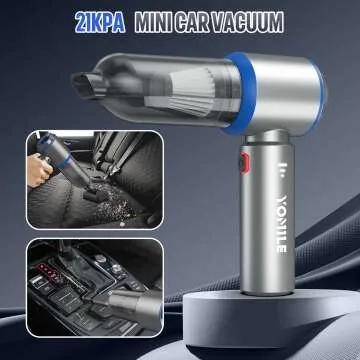 2 in 1 Mini Vacuum Cleaner & Air Duster - Powerful