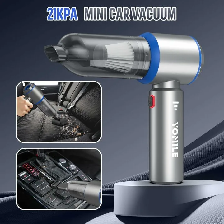 2 in 1 Mini Vacuum Cleaner & Air Duster - Powerful
