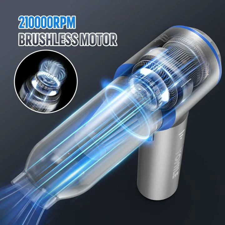 2 in 1 Mini Vacuum Cleaner & Air Duster - Powerful