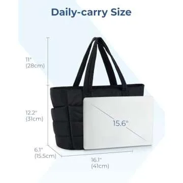 Stylish BAGSMART Tote Bag for Women - Versatile & Lightweight