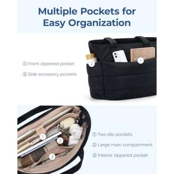 Stylish BAGSMART Tote Bag for Women - Versatile & Lightweight