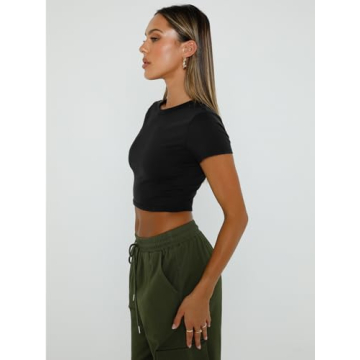 WYNNQUE Women's Crop Top - Stylish Summer Must-Have Tee