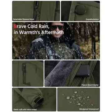 Mens Heated Jacket Graphene Electric Warming Coat Winter Gear Must Haves Camper Essentials Hunting Supplies Motorcycle Mountaineering Gadgets Mountain Climbing Necessities Overlanding Equipment Thing