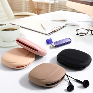 Compact Silicone Headphone Organizer for Travel & Home
