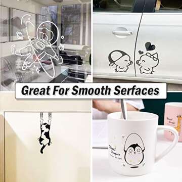 COMMIA Transfer Tape for Vinyl - 12'' x 50 Feet w/Alignment Grid Clear Transfer Paper Tape for Adhesive Vinyl, Medium Vinyl Transfer Tape Roll for Signs Stickers Decals Walls Doors