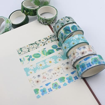 FKEYTO Washi Tape Set for Crafting and DIY Projects