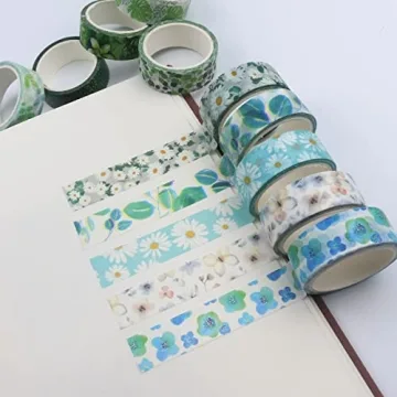 FKEYTO Washi Tape Set for Crafting and DIY Projects
