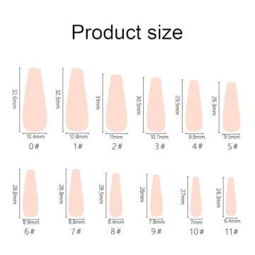 Tyuimhx Dark Green Laser Press on Nails Coffin Long Fake Nails Full Cover False Nails With Marble Texture Gold Foil Designs Reusable Stick on Nails Acrylic Artificial Nails for Women Girls 24Pcs