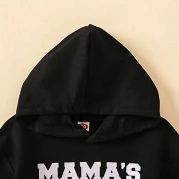 BTDECLAR Toddler Baby Boy Fall Winter Outfits Hoodie Long Sleeve Sweatshirt Pullover Top Sweatpants Clothes Pants Set 2Pcs