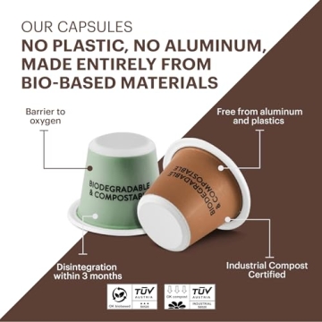 G GRANA Organic Nespresso Compatible Coffee Pods 40 Pack