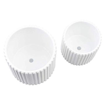 POTEY Vintage Ceramic Planter Pots for Indoor Plants 6 Inch