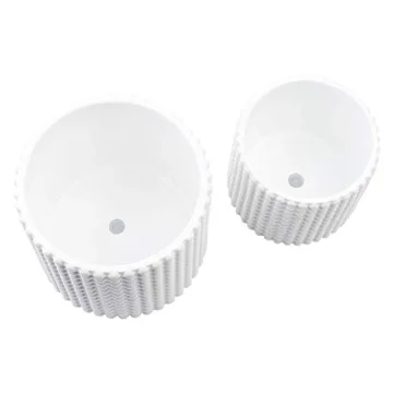 POTEY Vintage Ceramic Planter Pots for Indoor Plants 6 Inch