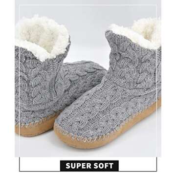 Panda Bros Warm Fuzzy Slipper Socks With Grippers