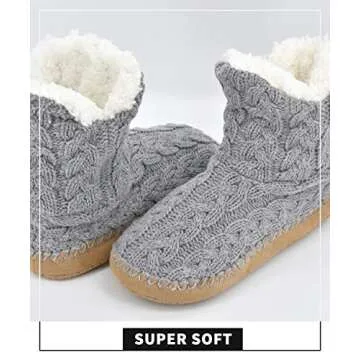 Panda Bros Warm Fuzzy Slipper Socks With Grippers