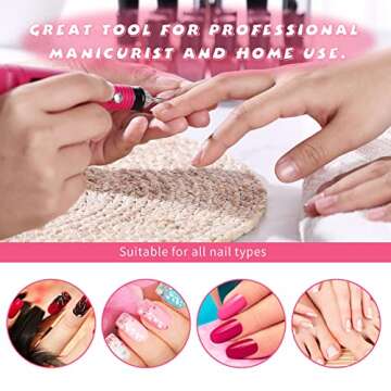 Electric Nail Drill Kit for At-Home Manicure and Gift