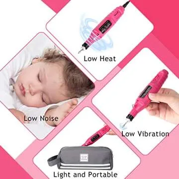 Electric Nail Drill Kit for At-Home Manicure and Gift