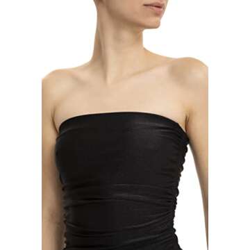 Adriana Degreas Hands Frilled Midi Dress in Black - Elegant Style