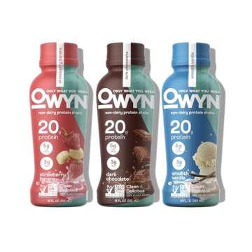 OWYN Only What You Need Protein Shake, 20g Vegan Protein, Ready to Drink, Dairy Free, Great Taste, 4...