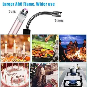 Electric USB Rechargeable Arc Lighter for Candles & BBQs