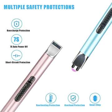 Electric USB Rechargeable Arc Lighter for Candles & BBQs