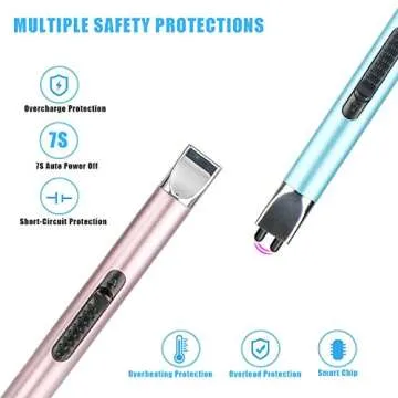 Electric USB Rechargeable Arc Lighter for Candles & BBQs