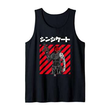 Oni Syndicate Japanese Anime Shirt Tank Top – Make a Statement with Style!