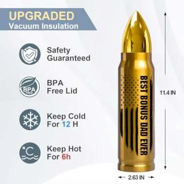 Premium 17oz Bullet Tumbler for Father's Day Gifts