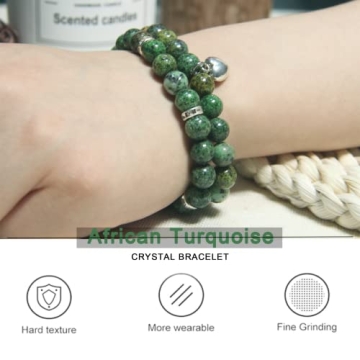 African Turquoise Healing Bracelets for Women