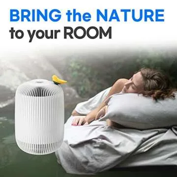 Clair Air Purifier for Home Bedroom, Covers up to 1,071ft², H13 TRUE HEPA Removes 99.97% Allergens,...