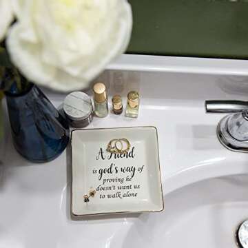 Sentimental Friend Ring Dish for Women - Home Smile
