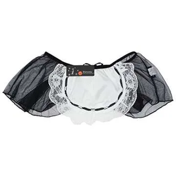 Bienvenu Women's Lingerie Sheer Maid Costume