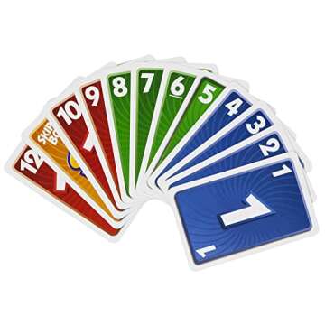 Mattel Games, Skip-BO Card Games for Ages +7, Card sequencying Family Game from UNO Creators, 52370, Display