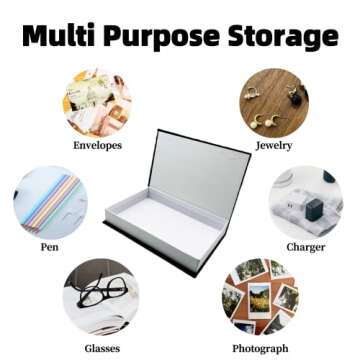 ZEMRTWAY Faux Book Storage Box Set - Elegant Decor Solution