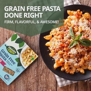 Heaven & Earth Grain Free Pasta, Cassava Macaroni, 8oz (3 Pack)