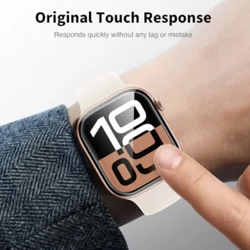 LK 6 Pack for Apple Watch Series 10 Screen Protector 42mm - Anti-Scratch, Self-Healing Soft TPU Screen Protector for Apple Watch 42mm, Bubble Free, HD Transparent, Touch Sensitive