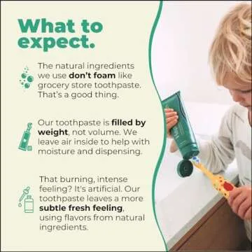 Happy Tooth Natural Hydroxyapatite Toothpaste, Fluoride Free, SLS Free, Whitening for Sensitive Teeth, Natural Ingredients, Dentist Formulated & Recommended, Adults & Kids, Sweet Orange 4 Fl Oz