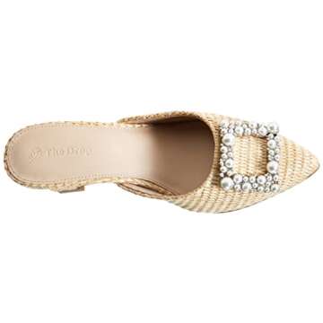 The Drop Women's Skylar Buckle Mule - Fashion Forward Comfort