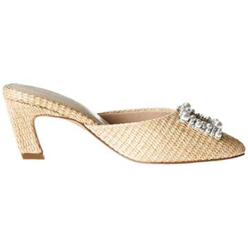 The Drop Women's Skylar Buckle Mule - Fashion Forward Comfort