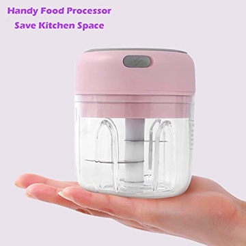 Electric Mini Food Chopper: Compact & Rechargeable Processor