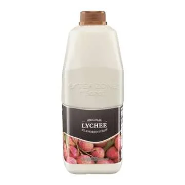 Tea Zone 64 Fl.Oz Lychee Syrup for Refreshing Beverages