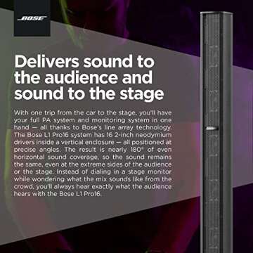 Bose L1 Pro16 Portable PA System with Bluetooth Streaming