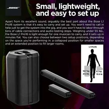 Bose L1 Pro16 Portable PA System with Bluetooth Streaming