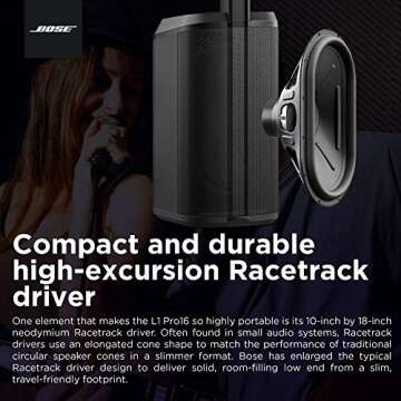 Bose L1 Pro16 Portable PA System with Bluetooth Streaming