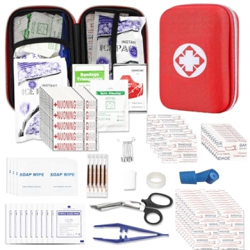 First Aid Kit Home 274PCS Emergency Kit Home Supplies First Aid Kits for Car Camping Essentials for ...
