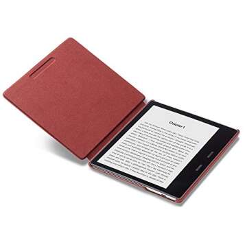 Stylish Merlot Leather Cover for Kindle Oasis
